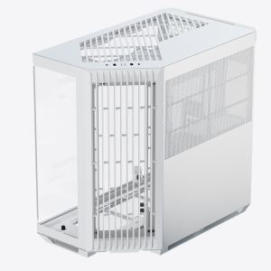 V1-WT-v1 / USB3.0 x 2, Type C x 1 - Glass Edition -White-