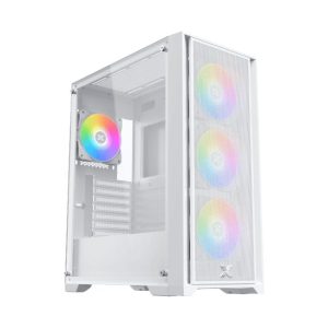 Gaming X II Arctic (WH, EATX, U3x1 & U2x2, Front Mesh Grill & Left TG, 4PCS Z20A Arctic & ARGB Control PCB)