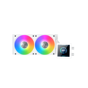 Connect 240 Arctic (WH, AIO Liquid Cooler, 3.4"LED Display Pump Head, ARGB PWM Fan, Mini ARGB Controller)