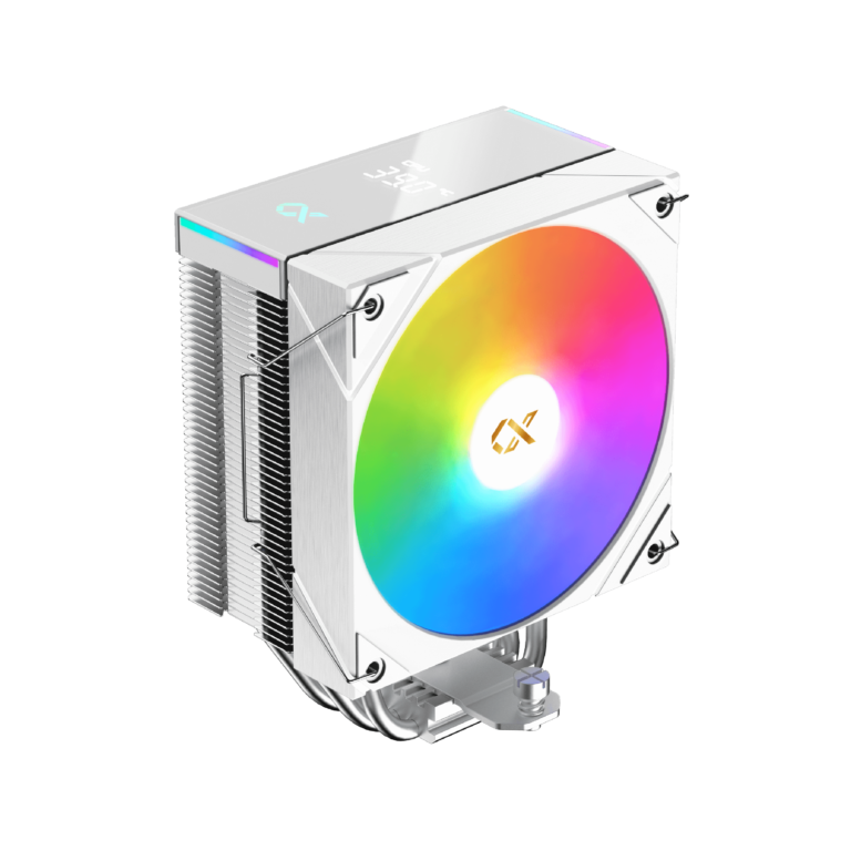 AK4 Digital Arctic (WH, ARGB & Digital LED Panel Top Cover, ARGB PWM Fan, Intel Backplate, Mini ARGB LED Controller)