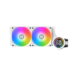 LK 240 Digital Arctic (WH AIO,Digital LCD Pump Head & 240mm PWM Fan,Mini ARGB Controller,Intel & AMD Mounting Kit)