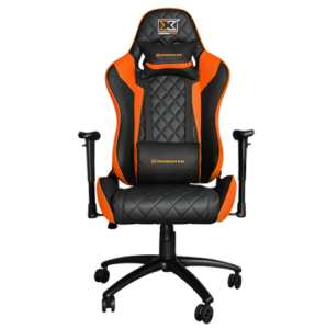 Hairpin Orange (Black & Orange, 2D Armrests, Butterfly Mechanism, Class 4 Gas Lift, Headrest & Lumbar Pillow)