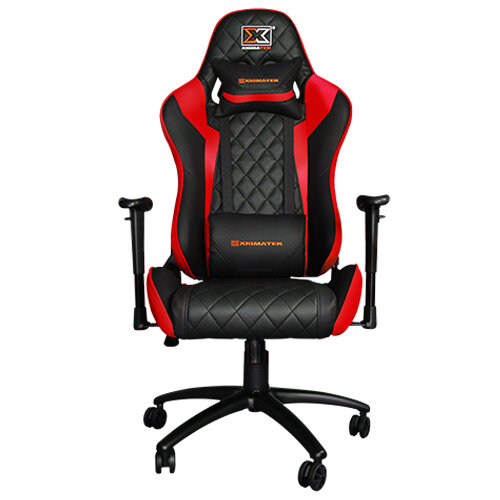 Hairpin Red (Black & Red, 2D Armrests, Butterfly Mechanism, Class 4 Gas Lift, Headrest & Lumbar Pillow)