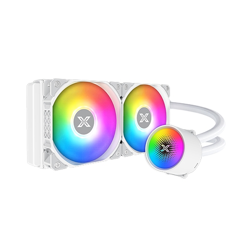 Liquid Killer X Arctic 240 (AIO Liquid Cooler, New X logo ARGB Pump Head, 2x120mm ARGB Fan, Plastic Steel Backpanel)