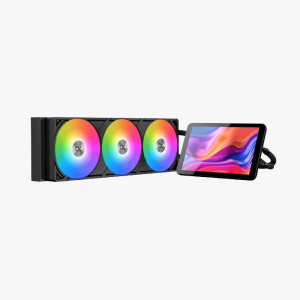 Connect Pro 360 (BK, AIO Liquid Cooler, 7" LCD Pump Head, ARGB PWM Fan, Mini ARGB Controller)
