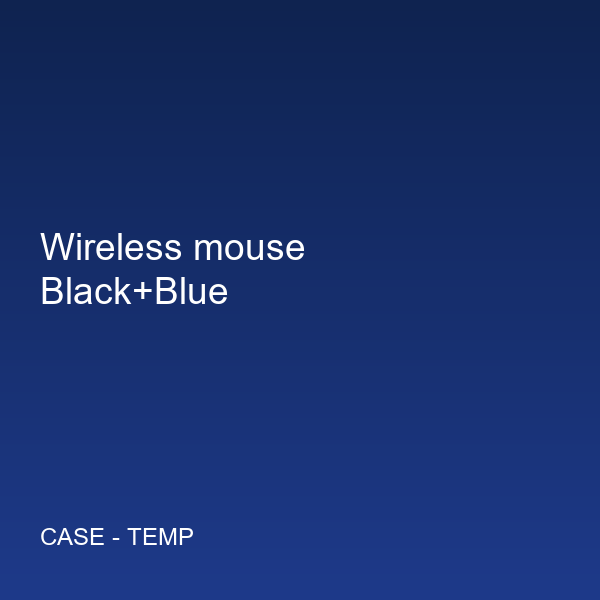 Wireless mouse Black+Blue