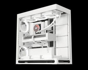 HS 420 Base Edition White / Hybrid structure mid tower case for 420 rad, base edition, white color