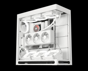 HS 420 VGPU Edition White / Hybrid structure mid tower case for 420 rad, VGPU edition, white color