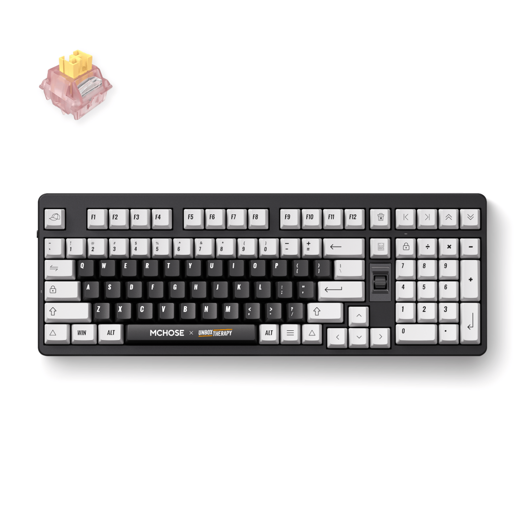 HW-UT98-2 MCHOSE UT98 Classic Therapy Silent Peach V3 Switch