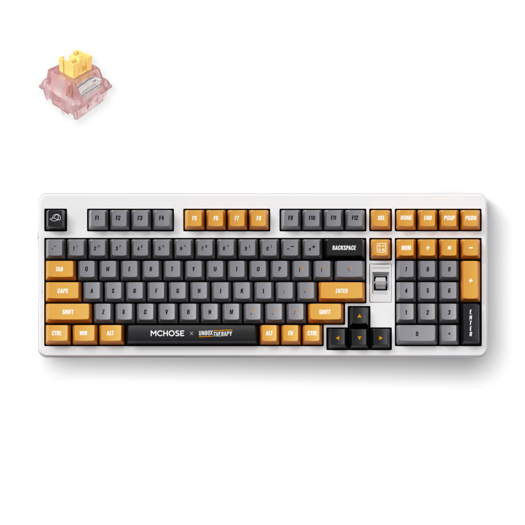 HW-UT98-4 MCHOSE UT98 Retro Therapy Silent Peach V3 Switch