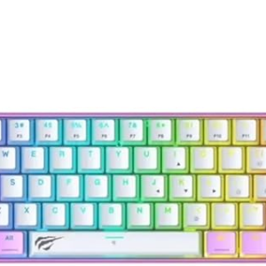 Gaming keyboard purple +white