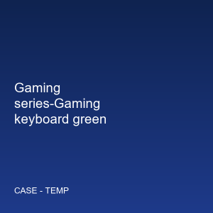 Gaming series-Gaming keyboard green
