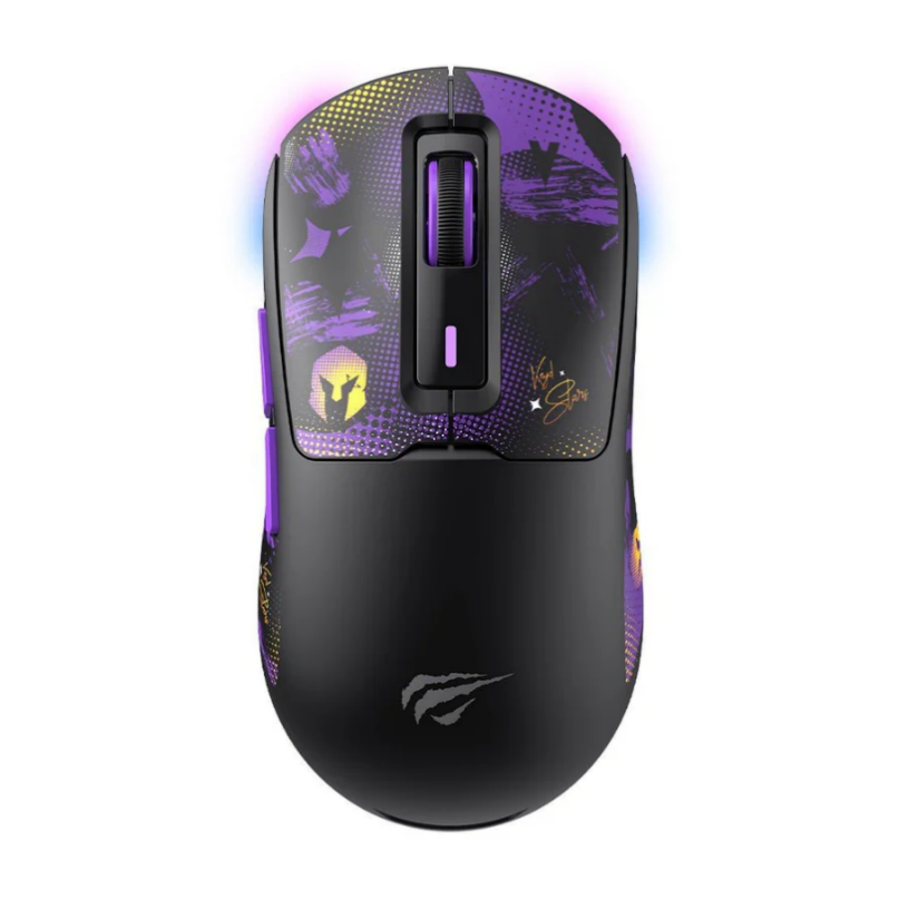 Gaming series-Wirelss gaming mouse black+purple