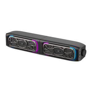 Gaming series-USB2.0 speaker Black+ochre