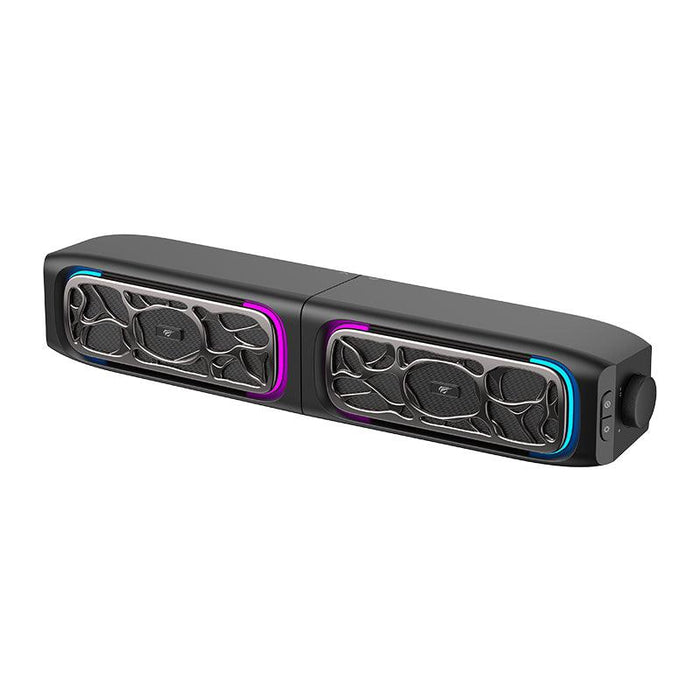 Gaming series-USB2.0 speaker Black+ochre
