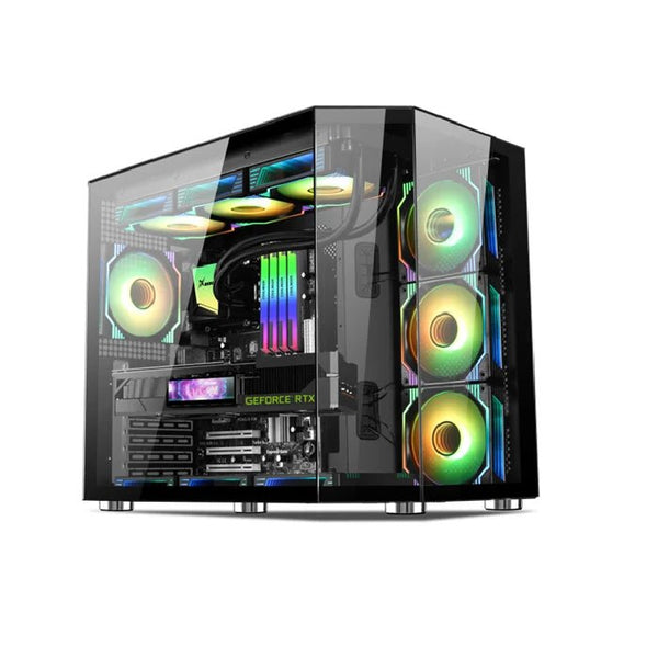 WCA0450   Crystal  E-ATX  Black