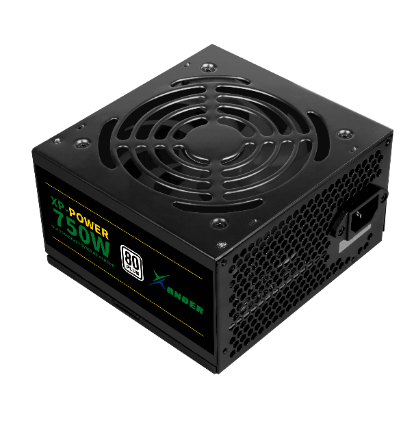 XP-750W(Power Supply, 80 Plus White, 120mm Fan, UK power Cord)