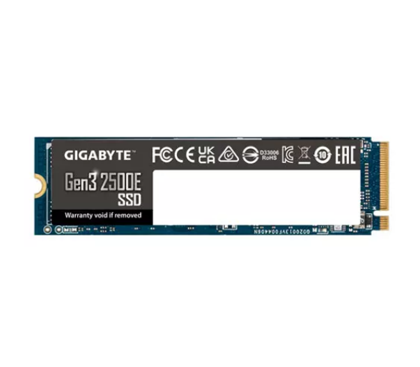 Gigabyte 2500E 500GB Gen3 NVMe M.2 SSD
