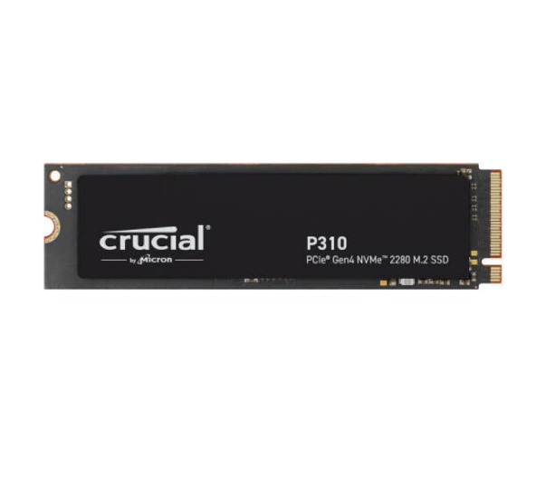 Crucial P310 PCIe Gen4 NVMe 2280 M.2 SSD, PCIe Gen 4 x4 speeds 7100MB/s Read, 6000MB/s Write, M.2 2280 Form Factor, 2TB Capacity