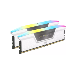 Corsair Vengeance RGB Grey 32GB (2 x 16GB) 6000MHz Dual Profile DDR5 Memory Kit - White