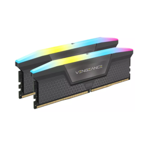 Corsair Vengeance RGB Grey 32GB 6000MHz Dual Profile DDR5 Memory Kit - Black