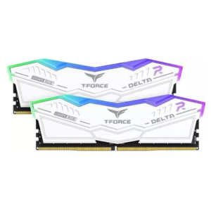 Team T-Force Delta RGB 64GB (2 x 32GB) 6000 DDR5 RAM - White