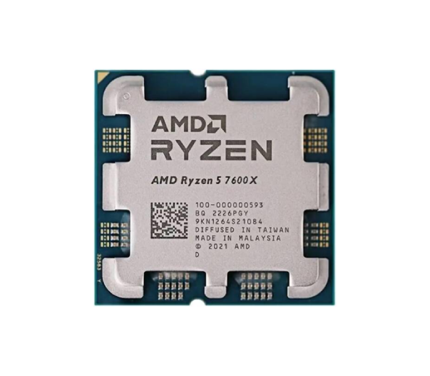 AMD Ryzen™ 5 7600X Tray AMD Ryzen 5 7600X 4.7 GHz AM5 105W Desktop Processor