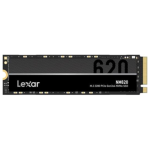 Lexar NM620 512GB M.2 2280 Internal Solid State Drive, Up to 3300MB/s Read & 2400MB/s Write Speeds, 3D TLC NAND , 1.5 Million Hours MTBF, Shock & Vibration Resistance. Black