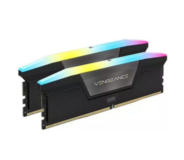 Corsair Vengeance RGB 32GB (2x16GB) 6400MHz DDR5 Memory Kit - Black