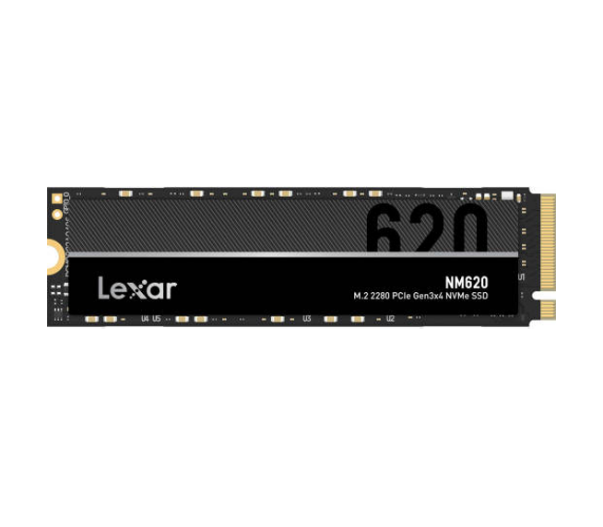 Lexar NM620 M.2 2280 PCIe Gen3x4 NVMe 1TB Internal SSD,Up to 3300MB/s Read & 3000MB/s Write Speeds, 3D TLC NAND, 1.5M Hours MTBF, Shock & Vibration Resistance, Black