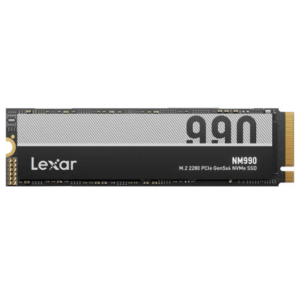 Lexar NM990 M.2 2280 Internal SSD, 1TB Capacity, PCIe Gen5x4 Interface, Up to 14,000 MB/s Sequential Read & 7,500 Sequential Write Speed