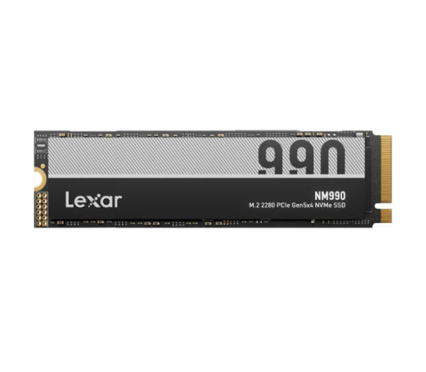 Lexar NM990 M.2 2280 Internal SSD, 2TB Capacity, PCIe Gen5x4 Interface, Up to 14,000 MB/s Sequential Read & 10,000 Sequential Write Speed