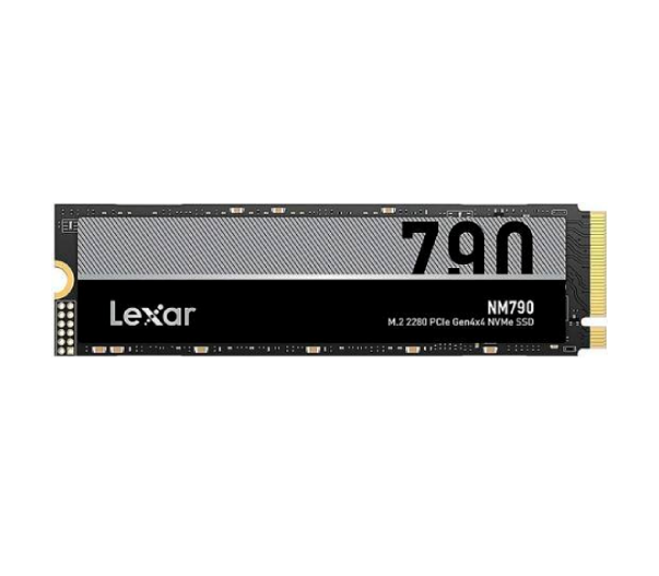 Lexar NM790 1 TB M.2 2280 PCIe Gen4x4 NVMe Internal SSD, Up to 7200MB/s Read & Up to 6500MB/s Write Speeds, 1.5M Hours MTBF, 1000TBW Endurance, Compatible with PlayStation5, Black